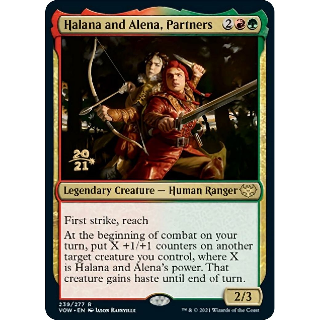 Image for Halana and Alena, Partners (239) (PRE) - Magic: The Gathering