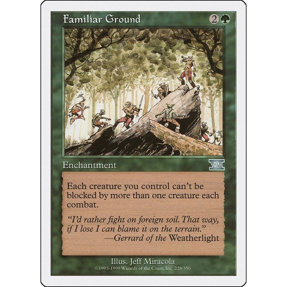 Image for Familiar Ground (228) (6ED) - Magic: The Gathering