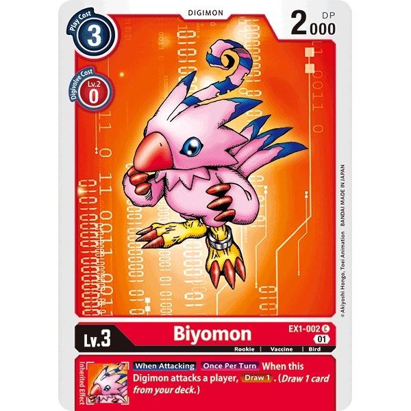 Image for Biyomon (EX1-002 C) (EX01) - Digimon Card Game