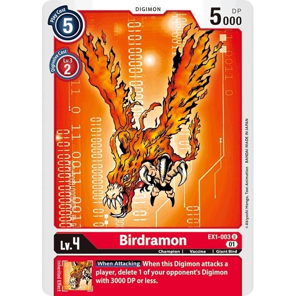 Image for Birdramon (EX1-003 U) (EX01) - Digimon Card Game