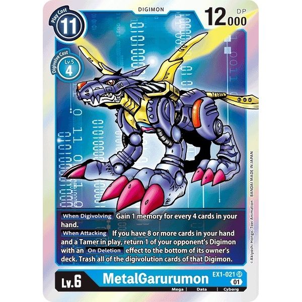 Image for MetalGarurumon (EX1-021 SR) (EX01) - Digimon Card Game