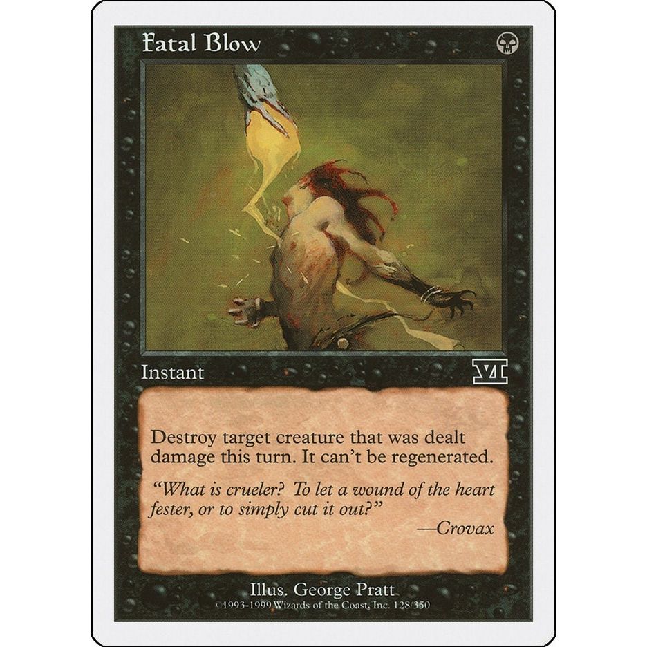Image for Fatal Blow (128) (6ED) - Magic: The Gathering