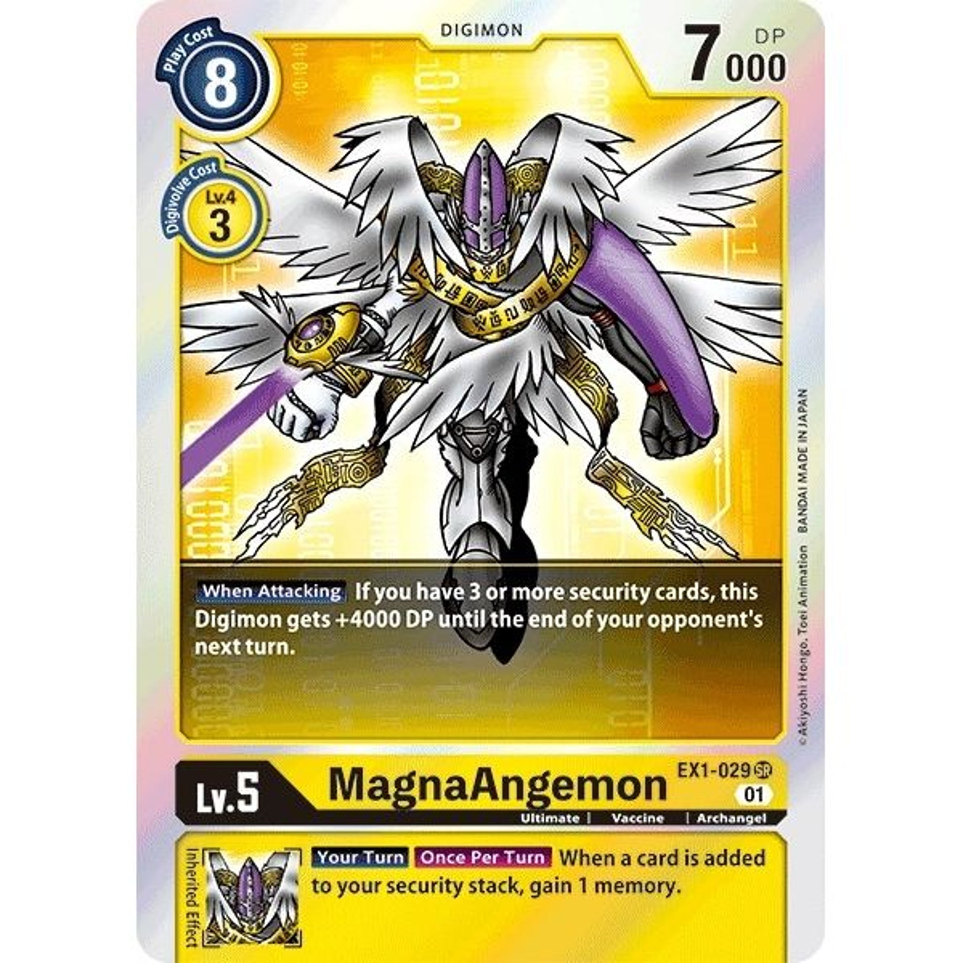 Image for MagnaAngemon (EX1-029 SR) (EX01) - Digimon Card Game