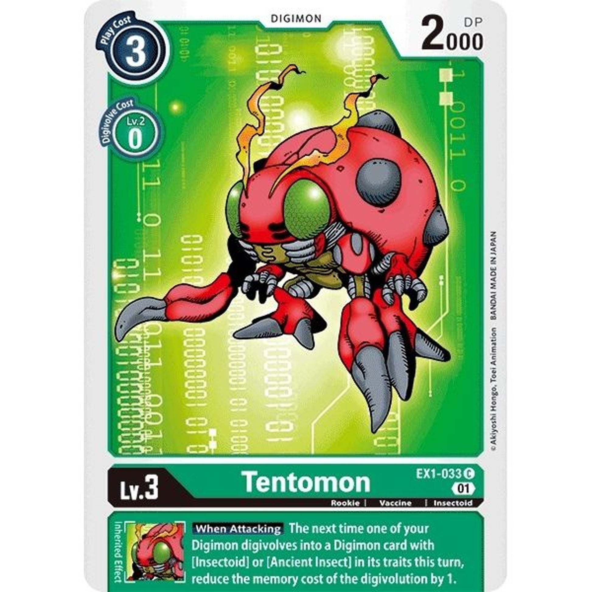 Image for Tentomon (EX1-033 C) (EX01) - Digimon Card Game