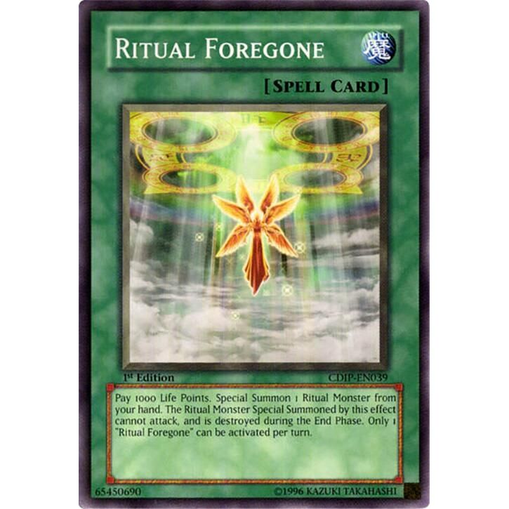 Image for Ritual Foregone (CDIP-EN039) (CDIP) - YuGiOh