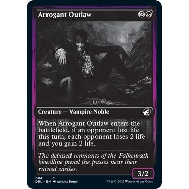 Image for Arrogant Outlaw (84) (DBL) - Magic: The Gathering