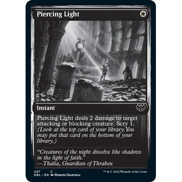 Image for Piercing Light (297) (DBL) - Magic: The Gathering