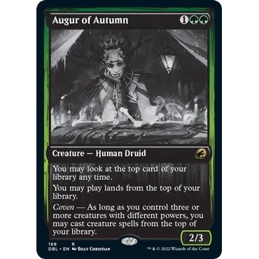 Image for Augur of Autumn (168) (DBL) - Magic: The Gathering