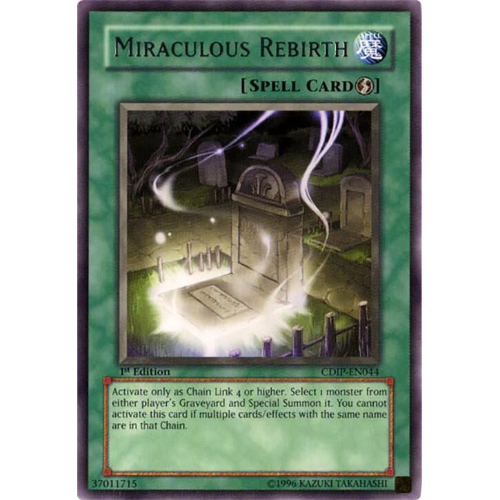 Image for Miraculous Rebirth (CDIP-EN044) (CDIP) - YuGiOh