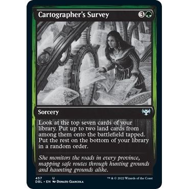 Image for Cartographer's Survey (457) (DBL) - Magic: The Gathering