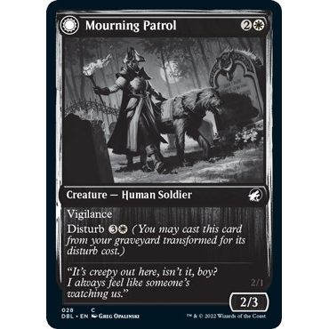 Image for Mourning Patrol (28) (DBL) - Magic: The Gathering