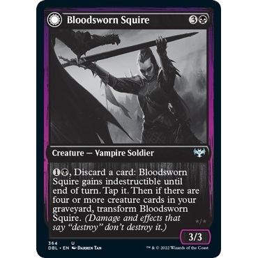 Image for Bloodsworn Squire (364) (DBL) - Magic: The Gathering