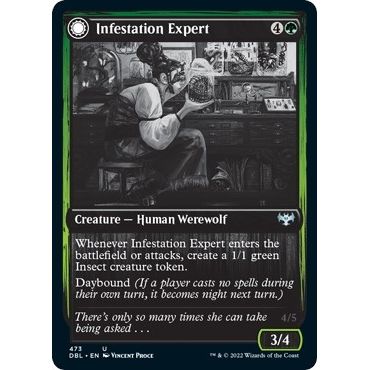 Image for Infestation Expert (473) (DBL) - Magic: The Gathering