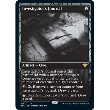 Image for Investigator's Journal (525) (DBL) - Magic: The Gathering