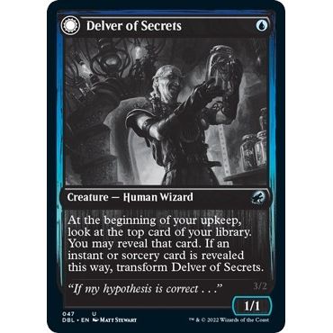 Image for Delver of Secrets (47) (DBL) - Magic: The Gathering