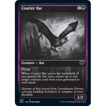Image for Courier Bat (369) (DBL) - Magic: The Gathering