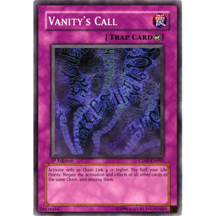 Image for Vanity's Call (CDIP-EN059) (CDIP) - YuGiOh