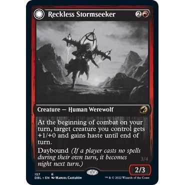 Image for Reckless Stormseeker (157) (DBL) - Magic: The Gathering