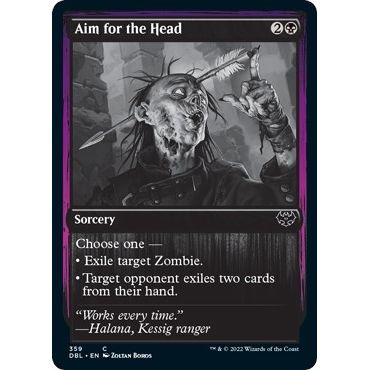 Image for Aim for the Head (359) (DBL) - Magic: The Gathering