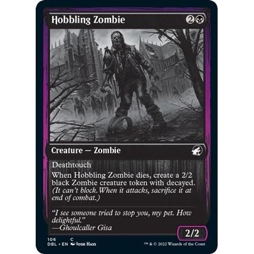 Image for Hobbling Zombie (106) (DBL) - Magic: The Gathering