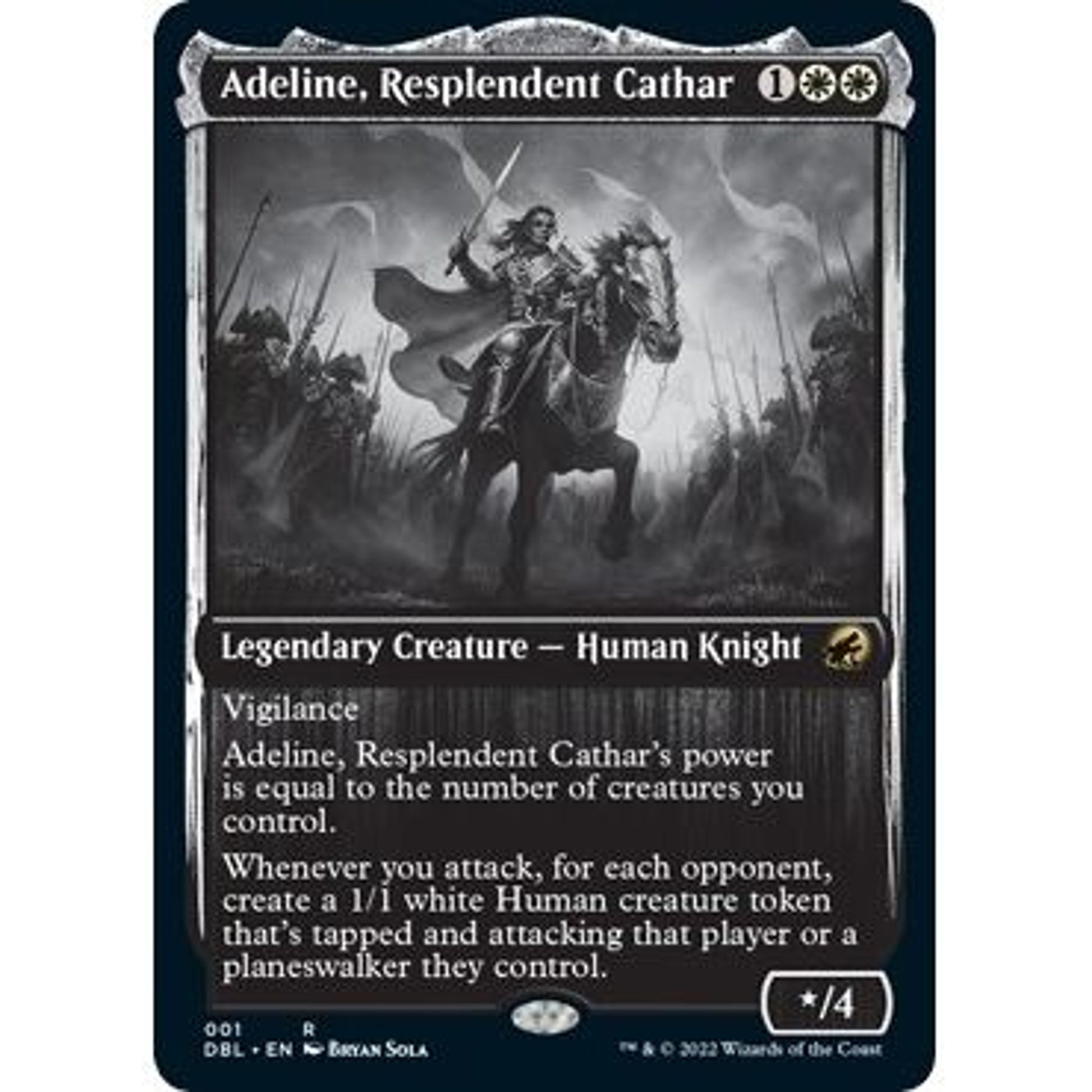 Image for Adeline, Resplendent Cathar (1) (DBL) - Magic: The Gathering