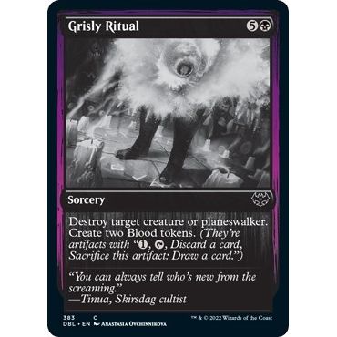 Image for Grisly Ritual (383) (DBL) - Magic: The Gathering