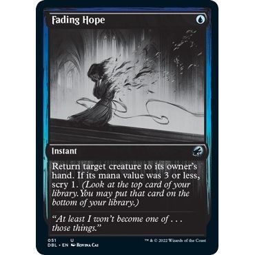 Image for Fading Hope (51) (DBL) - Magic: The Gathering