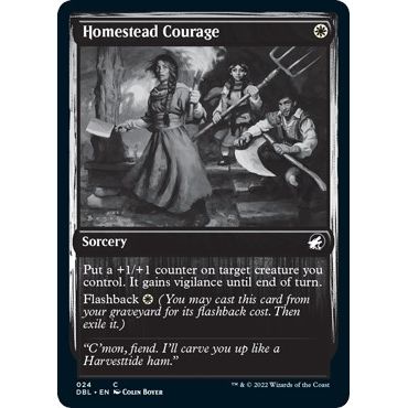 Image for Homestead Courage (24) (DBL) - Magic: The Gathering