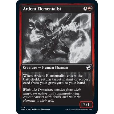 Image for Ardent Elementalist (128) (DBL) - Magic: The Gathering