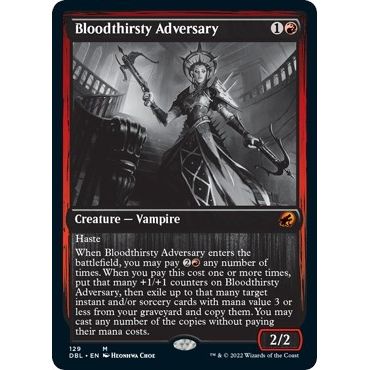 Image for Bloodthirsty Adversary (129) (DBL) - Magic: The Gathering