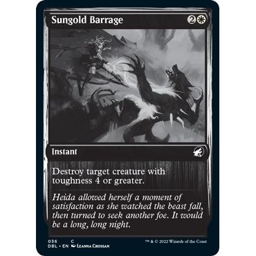 Image for Sungold Barrage (36) (DBL) - Magic: The Gathering