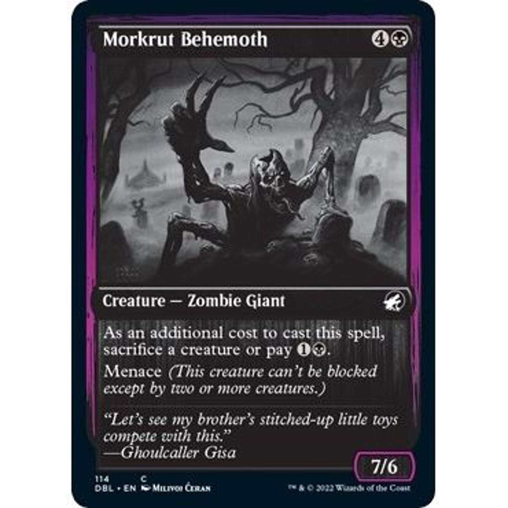 Image for Morkrut Behemoth (114) (DBL) - Magic: The Gathering