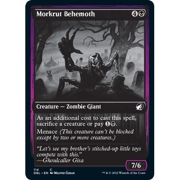 Image for Morkrut Behemoth (114) (DBL) - Magic: The Gathering