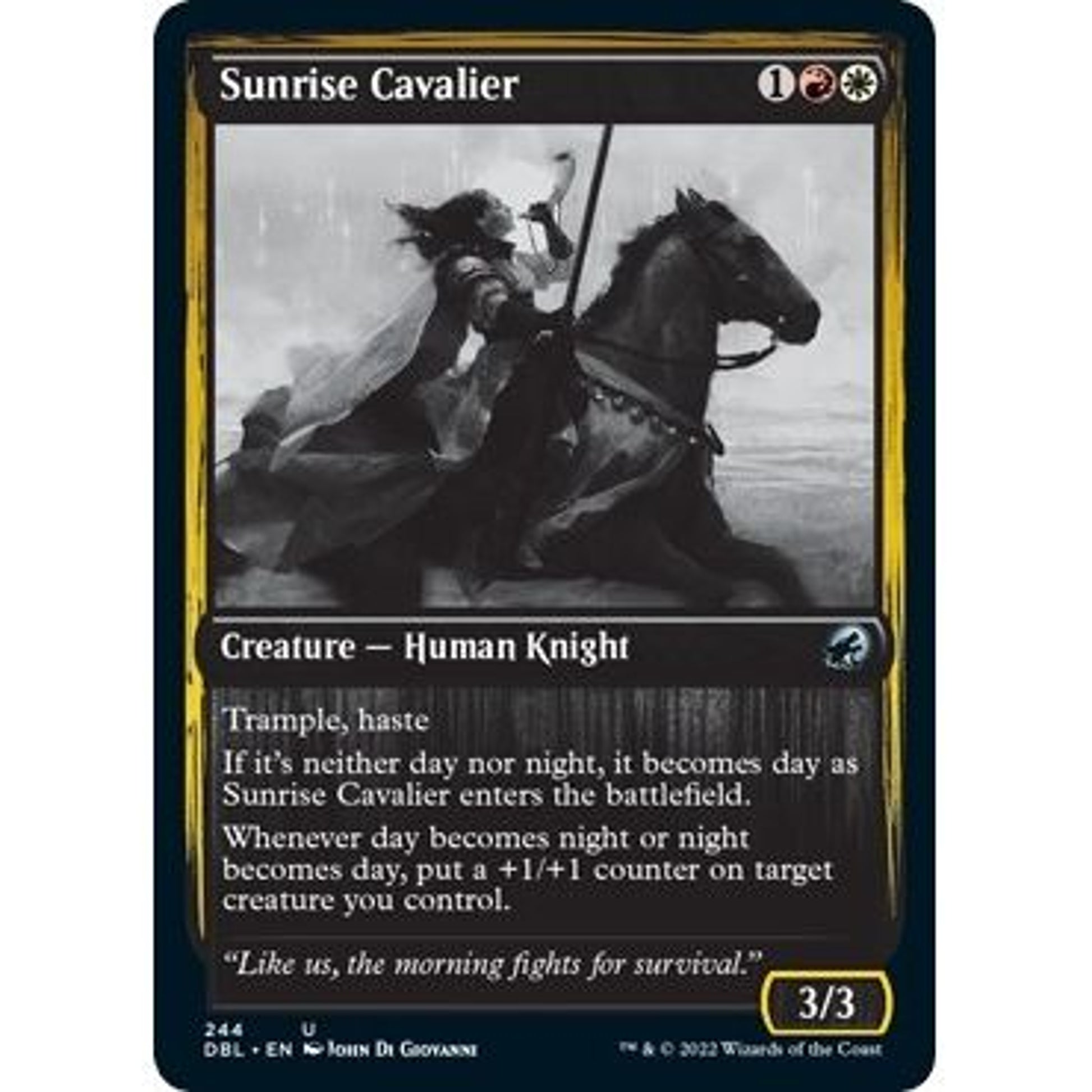 Image for Sunrise Cavalier (244) (DBL) - Magic: The Gathering