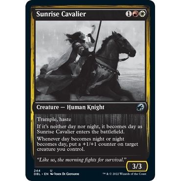 Image for Sunrise Cavalier (244) (DBL) - Magic: The Gathering