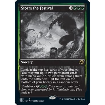 Image for Storm the Festival (200) (DBL) - Magic: The Gathering