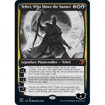 Image for Teferi, Who Slows the Sunset (245) (DBL) - Magic: The Gathering