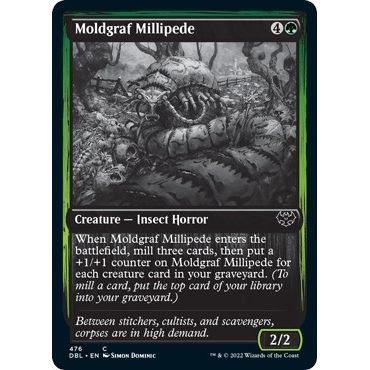 Image for Moldgraf Millipede (476) (DBL) - Magic: The Gathering
