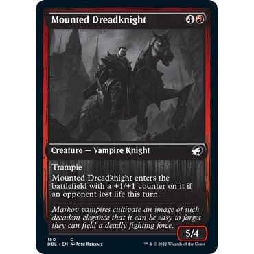 Image for Mounted Dreadknight (150) (DBL) - Magic: The Gathering