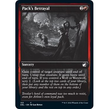 Image for Pack's Betrayal (153) (DBL) - Magic: The Gathering