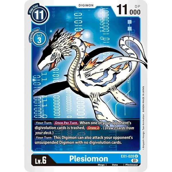 Image for Plesiomon (EX1-020 U) (EX01) - Digimon Card Game