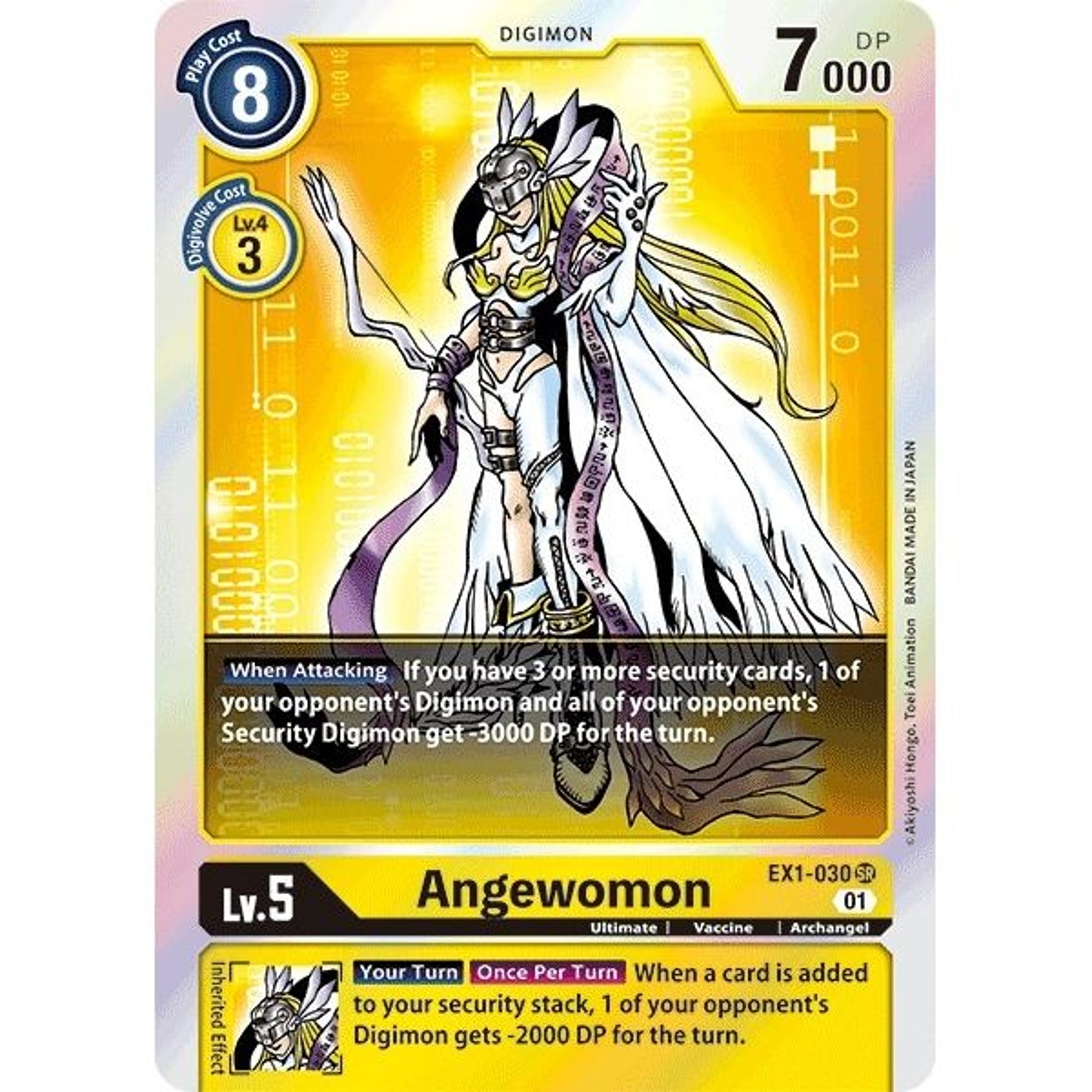 Image for Angewomon (EX1-030 SR) (EX01) - Digimon Card Game