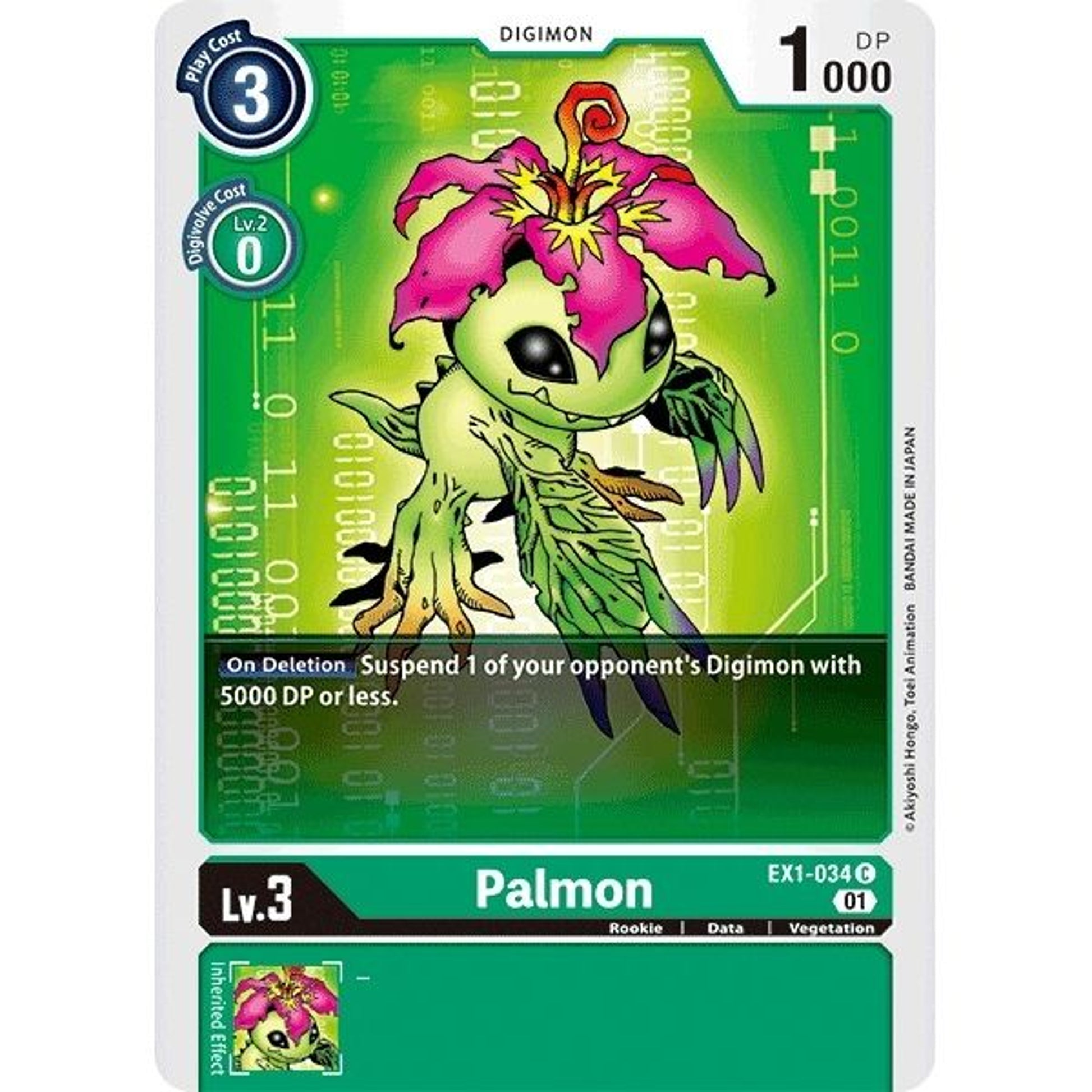 Image for Palmon (EX1-034 C) (EX01) - Digimon Card Game