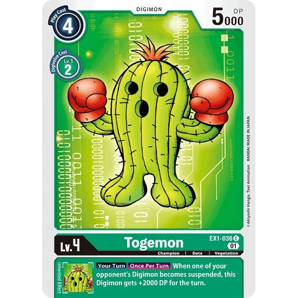 Image for Togemon (EX1-036 C) (EX01) - Digimon Card Game