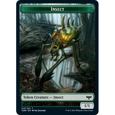 Image for Insect // Treasure Double-Sided Token (13 // 18) (VOW) - Magic: The Gathering