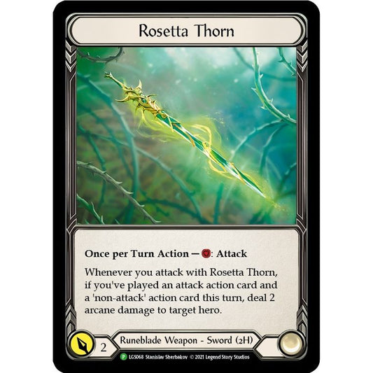 Image for Rosetta Thorn - LGS068 (LGS068) (PR) - Flesh and Blood TCG