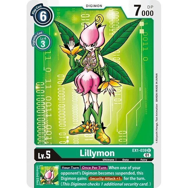 Image for Lillymon (EX1-039 U) (EX01) - Digimon Card Game