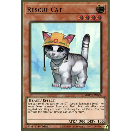 Image for Rescue Cat (MGED-EN006) (MGED) - YuGiOh