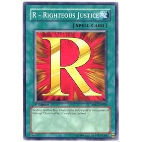 Image for R - Righteous Justice (DP03-EN018) (DP03) - YuGiOh