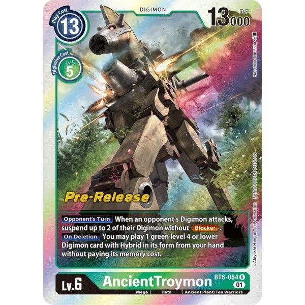 Image for AncientTroymon (BT6-054 R) (BT06_PR) - Digimon Card Game